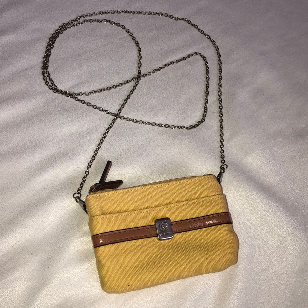 Rosetti Chain Crossbody Mini Double Wallet Purse
